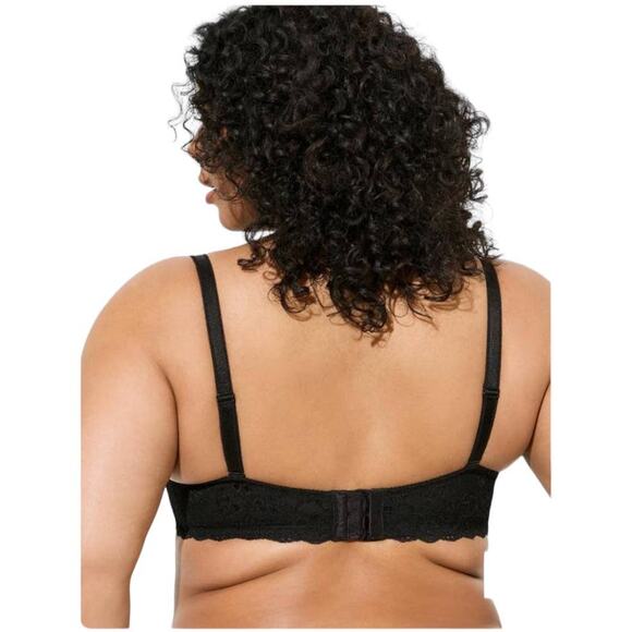 Torrid NWT Plunge Push-Up Lace Straight Back Bra Black Size 46DDD Convertible - Picture 2 of 11